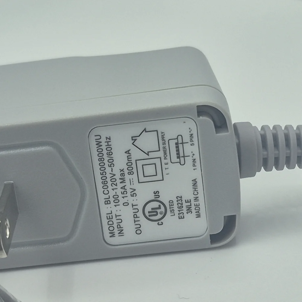 Charger #BLC060500800WU Gray 5V 800mA - NEW